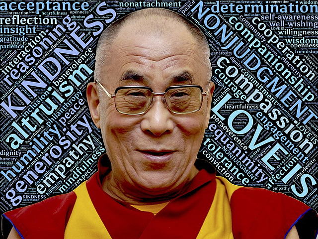 Dalajláma symbol soucitu
